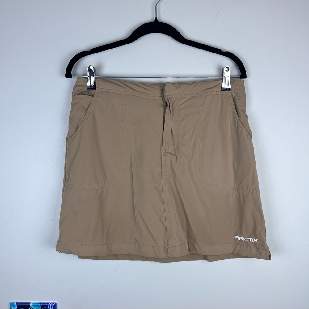 Arctix Women's Skirt Shorts Tan Hiking Performance Golf Active Athleisure Medium